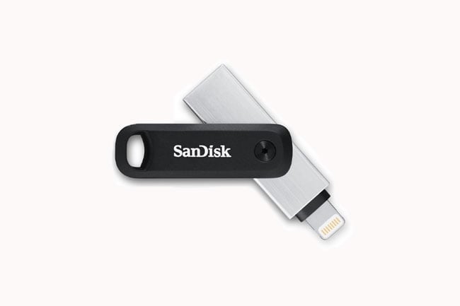 SanDisk iXpand USB Flash Drive Go 256GB power bank product photo