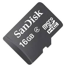 SanDisk 16GB microSDHC Memory Card - Black power bank
