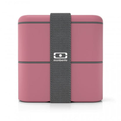 Monbento - MB Square Pink Blush bento box - Large - 2 tier product photo