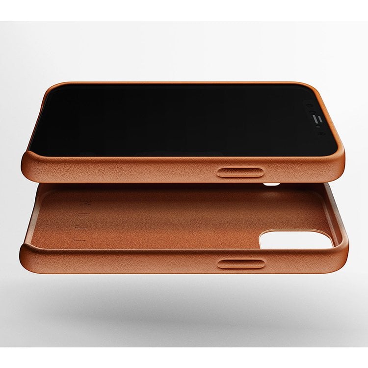 Mujjo iPhone 12 mini Full Leather Case -Brown product photo