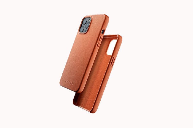 Mujjo iPhone 12 mini Full Leather Case -Brown additional product image