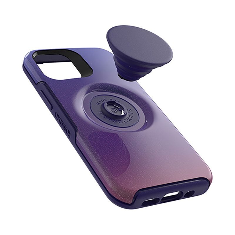 OtterBox iPhone 12 mini Otter+Pop Symmetry Series Case Purple product photo