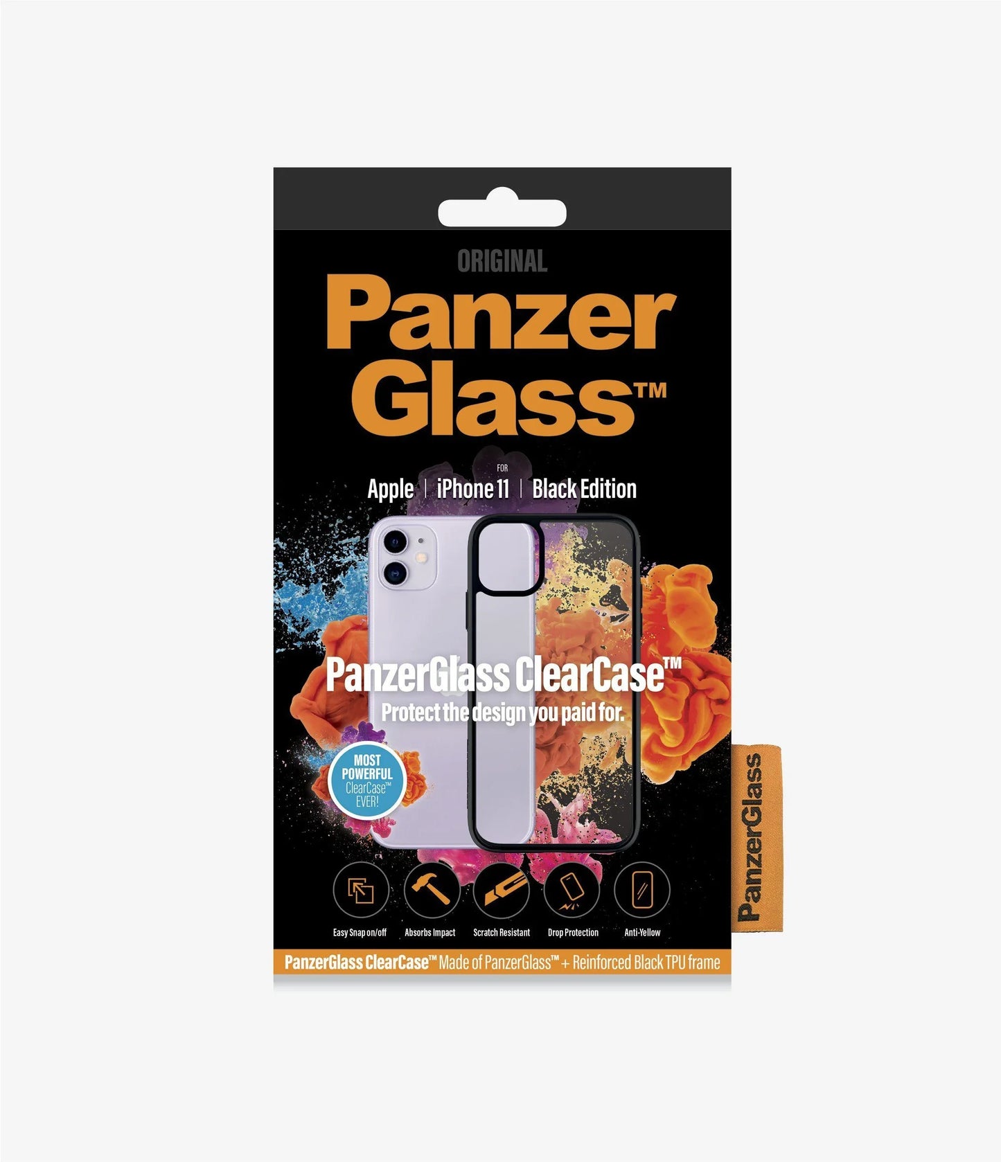 PanzerGlass ClearCase for iPhone 11- Black Edition additional product image