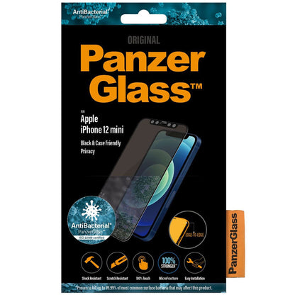 PanzerGlass iPhone 12 mini Privacy Anti-Bacterial product photo