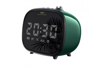 Remax 2-In-1 LED Clock Subwoofer Bluetooth Wireless-Green product photo