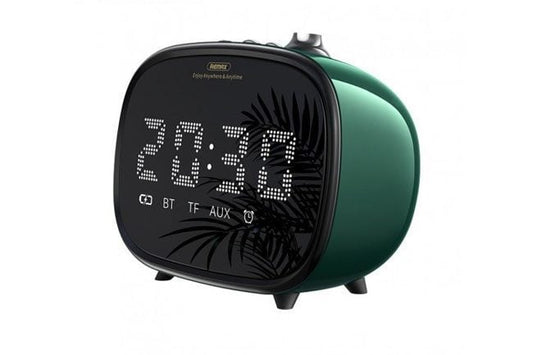 Remax 2-In-1 LED Clock Subwoofer Bluetooth Wireless-Green product photo