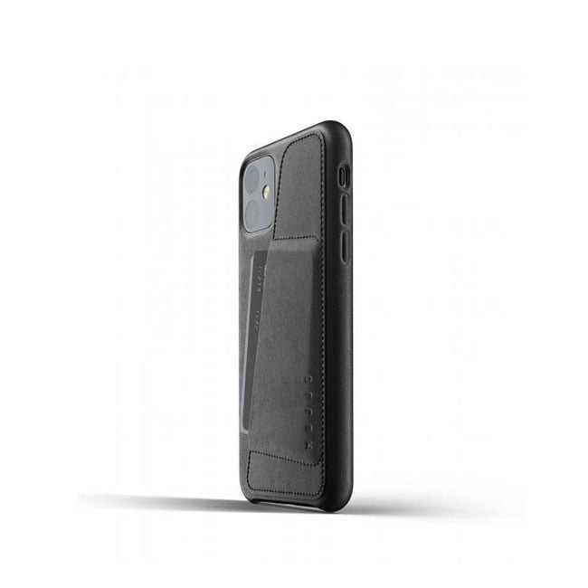 Mojo iPhone 11 Leather Full Cover with Card Wallet - Black product photo