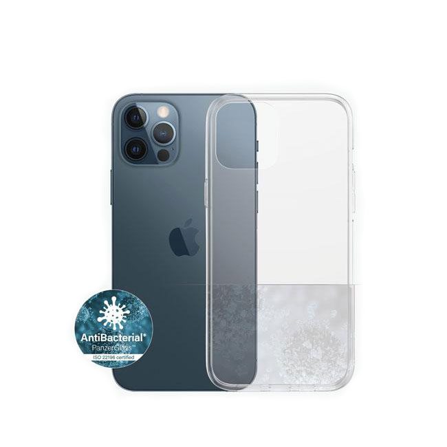 PanzerGlass iPhone 12 Pro Antimicrobial Case- Satin Silver product photo