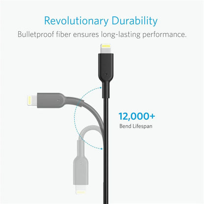 Anker PowerLine II Lightning 0 9m 3ft C89 -Black product photo
