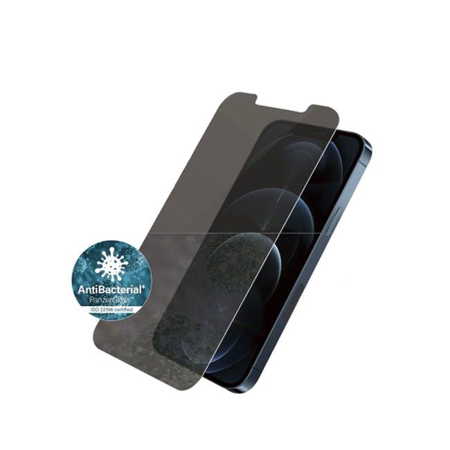 PanzerGlass iPhone 12 Pro Privacy Anti-Bacterial product photo
