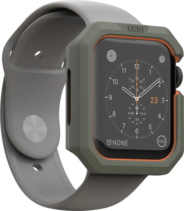 UAG Apple Watch Case 44mm Civilian Olive Orange product photo