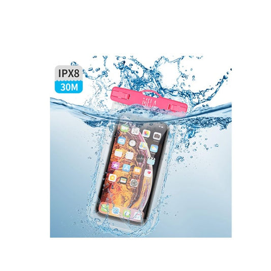 Mela Universal Smartphone Waterproof Case Pink product photo
