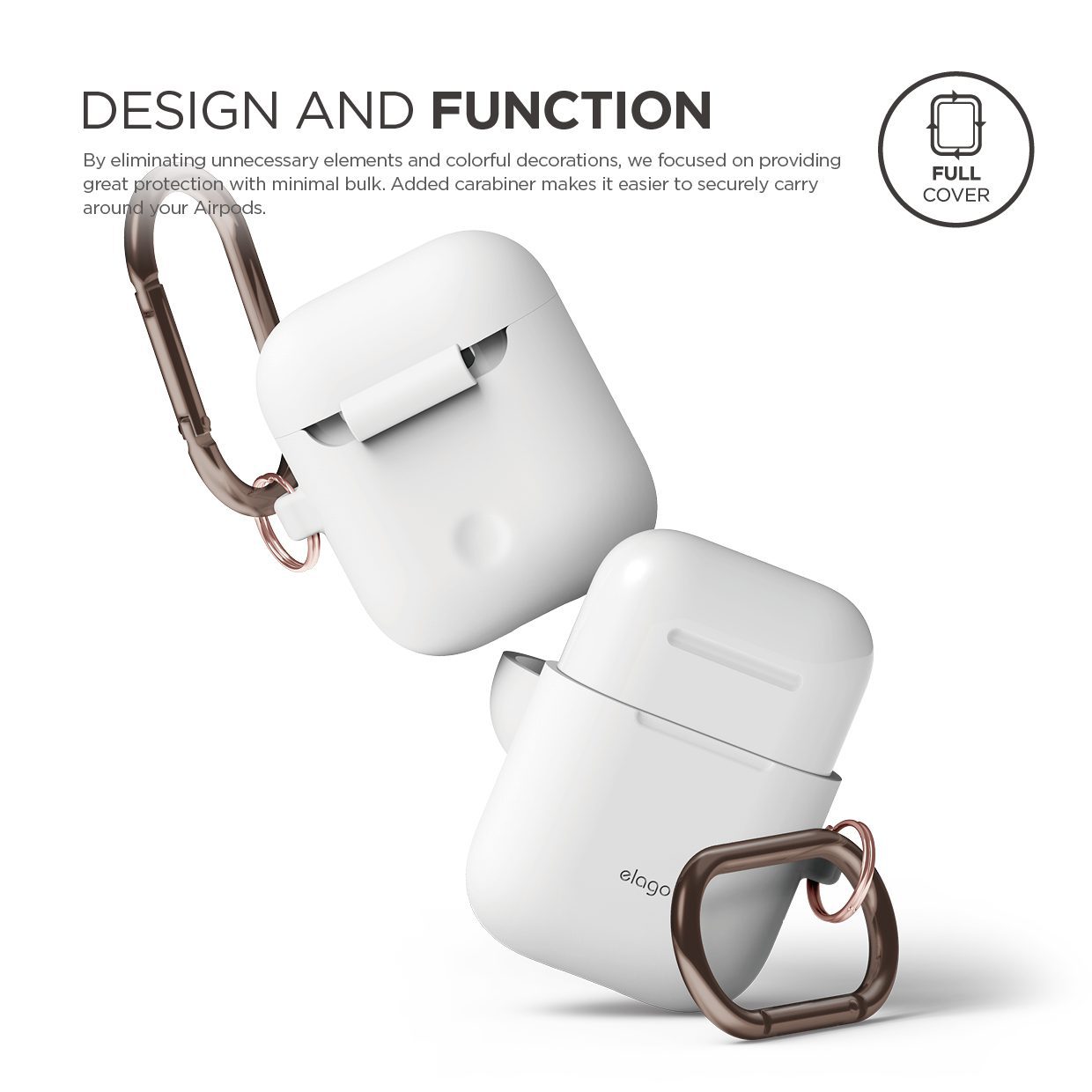 Elago AirPods hang case - White product photo