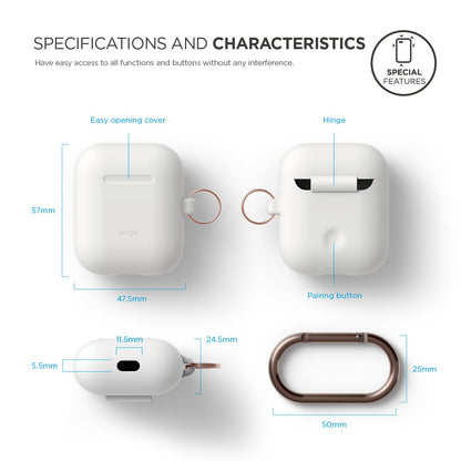 Elago AirPods hang case - White product image