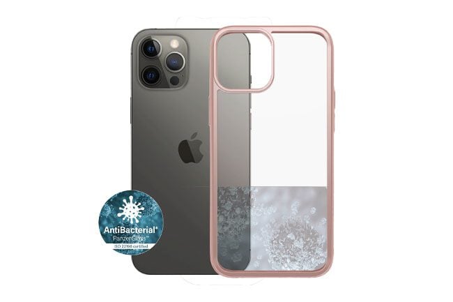 PanzerGlass iPhone 12 Pro Antimicrobial Case- Rose Gold product photo