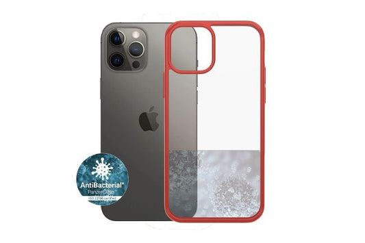PanzerGlass iPhone 12 Pro Antimicrobial Case- Mandarin Red product photo