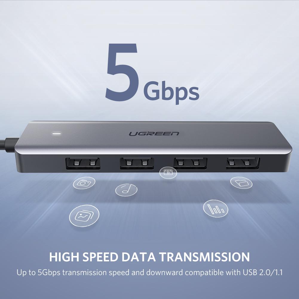 Ugreen 4 Ports USB-3 0 Hub product photo