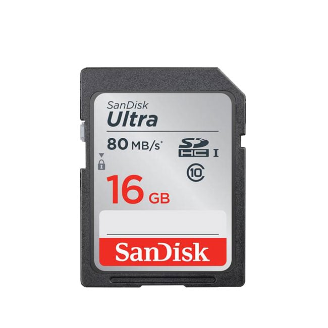 Sandisk 16GB Ultra UHS-I Class 10 SDXC Memory Card power bank product photo