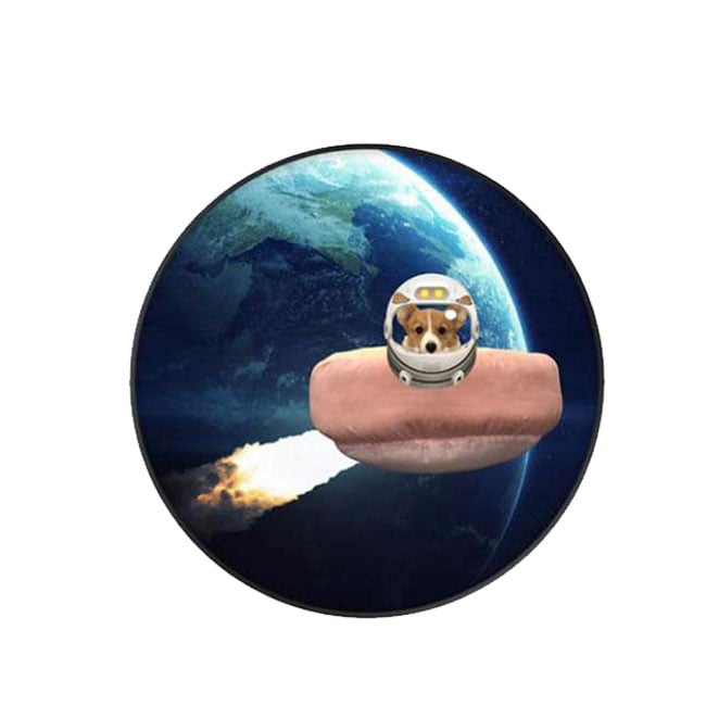 Nuckees Phone Grip & Stand NuckeePoo In Orbit product photo