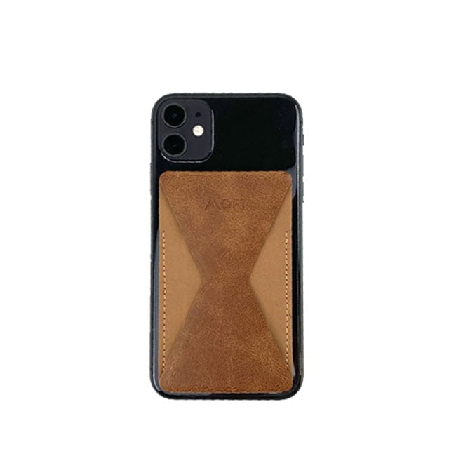 Moft Phone Stand with Card Holder Brown product photo