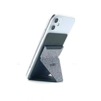 MOFT Sparkle Phone Stand with Card Holder Silver additional product image