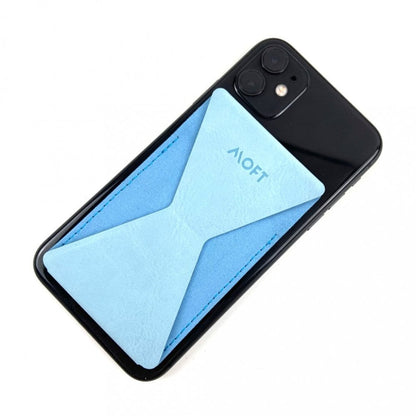 Moft Sparkle Phone Stand with Card Holder Baby Blue product photo
