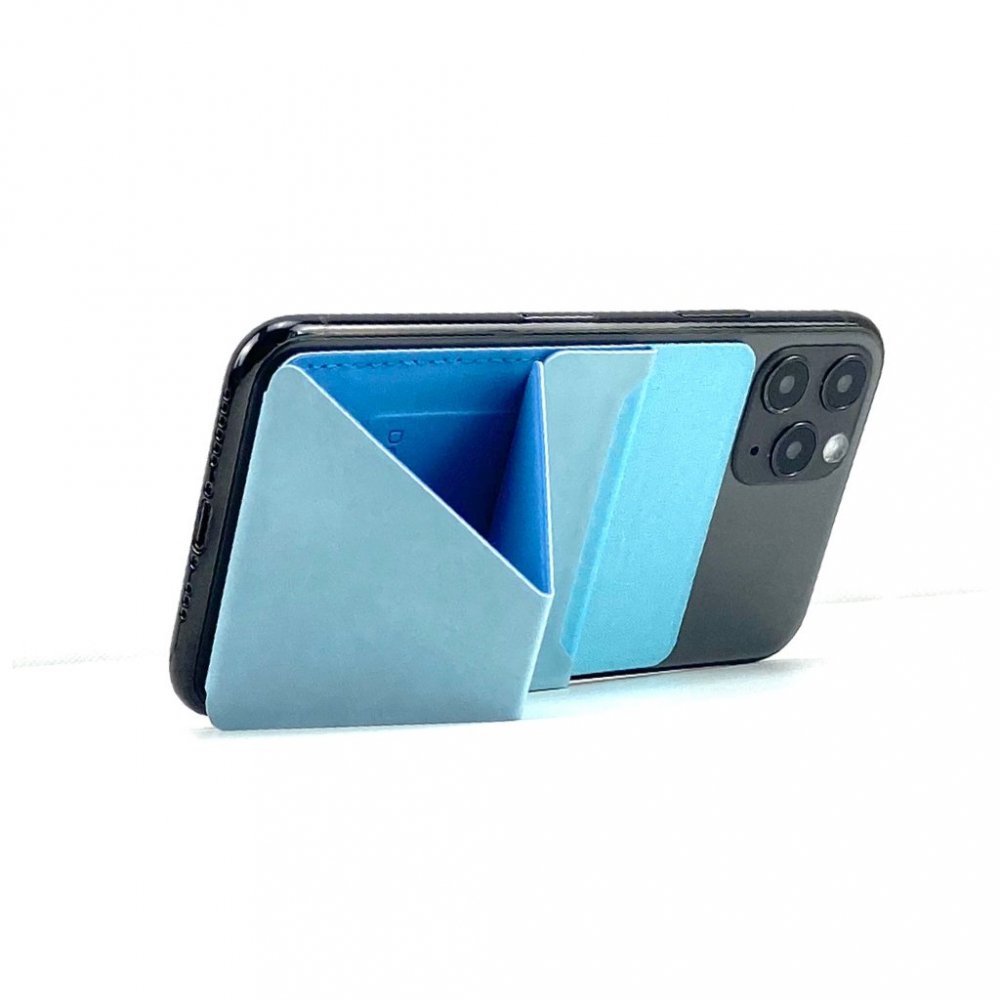 Moft Sparkle Phone Stand with Card Holder Baby Blue product photo