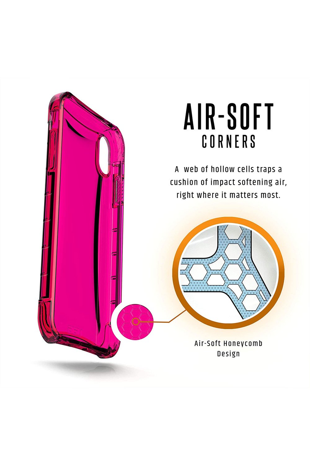 UAG iPhone XS Max 6 5 Plyo Pink product photo