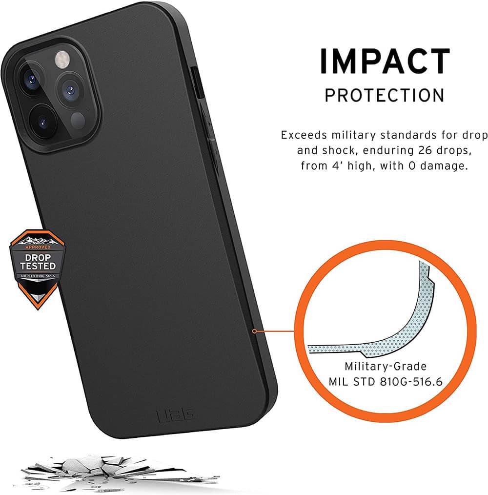 UAG Apple iPhone 12 Pro Max 6 7" Outback Case - Black