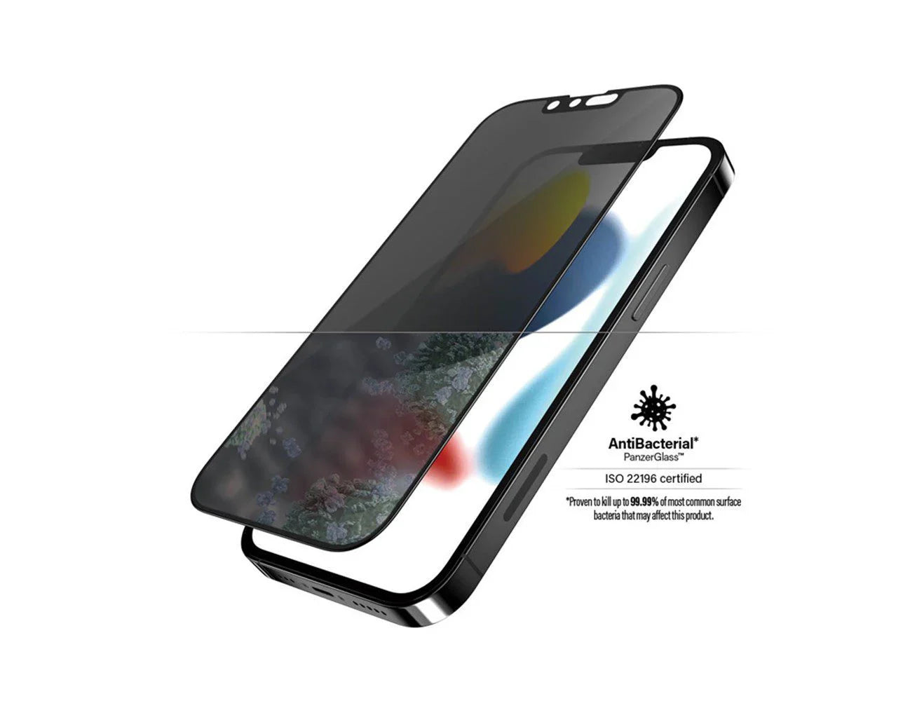 PanzerGlass iPhone 13 Pro Screen Protector - Case Friendly Black Privacy product photo
