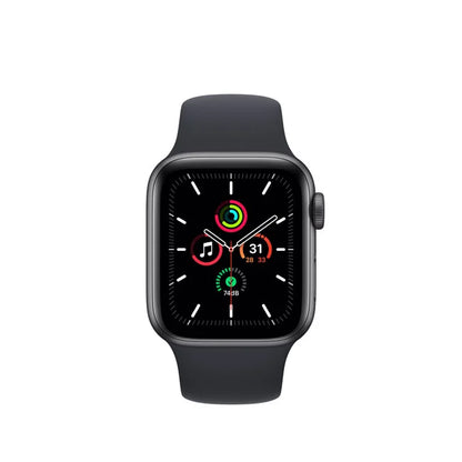 Apple Watch SE GPS 44 MM Space Grey Aluminium Case Midnight Sport Band product photo