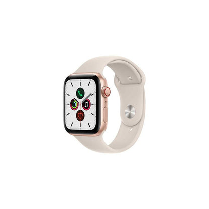 Apple Watch SE GPS 40 MM gold Aluminium Case Starlight Sport Band product photo