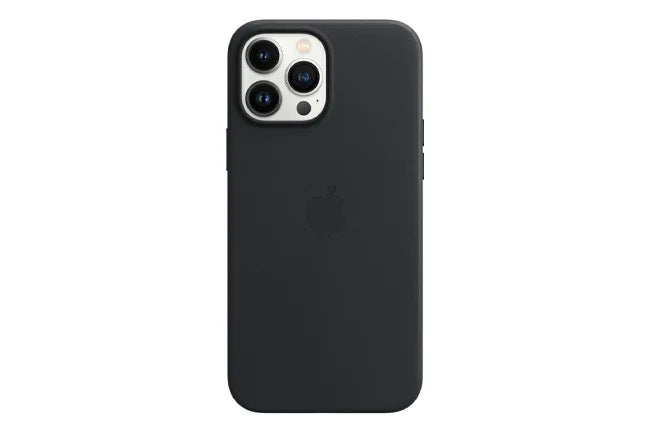 Apple iPhone 13 Pro Max Leather Case with Magsafe Midnight product image