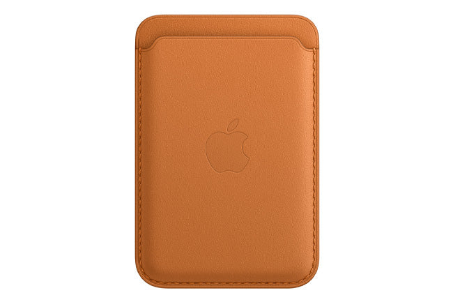 Apple iPhone Leather Wallet with Magsafe Golden Brown