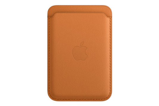Apple iPhone Leather Wallet with Magsafe Golden Brown