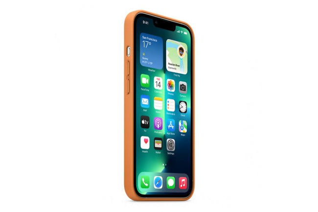 Apple iPhone 13 Pro Max Leather Case with Magsafe Golden Brown product photo