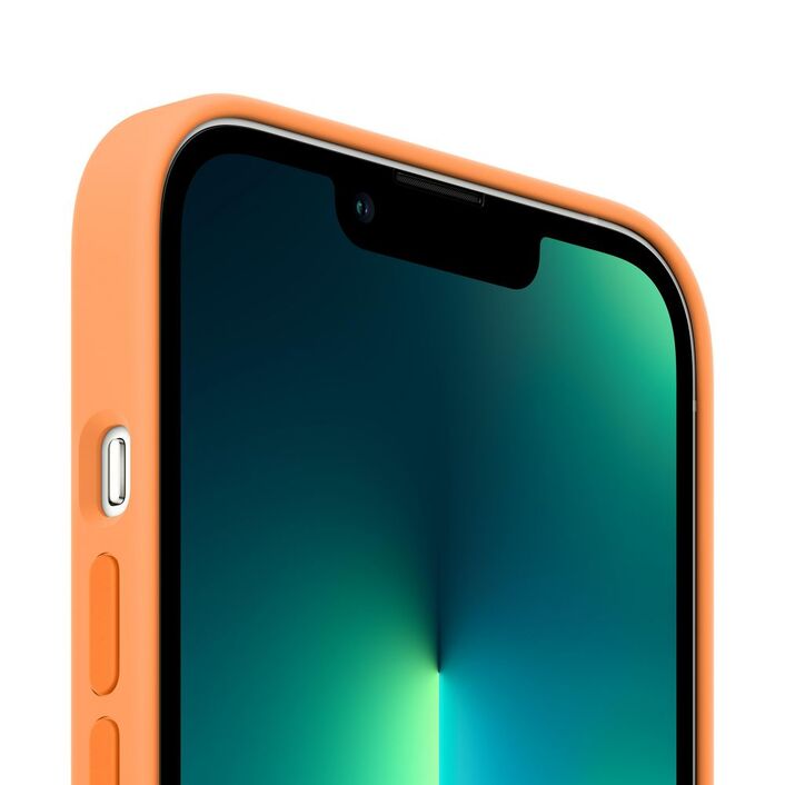 Apple iPhone 13 Pro Max Silicone Case with MagSafe Marigold product photo