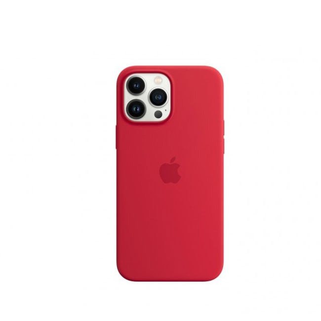 Apple iPhone 13 Pro Max Silicone Case with MagSafe - Red product photo