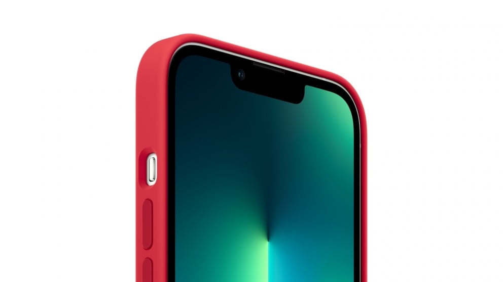 Apple iPhone 13 Pro Max Silicone Case with MagSafe - Red product photo