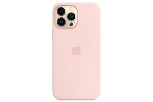 Apple iPhone 13 Pro Max Silicone Case with Magsafe Chalk Pink product photo