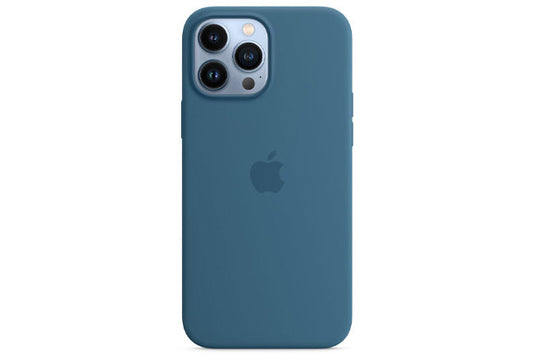 Apple iPhone 13 Pro Max Silicone Case with Magsafe - Blue Jay product photo