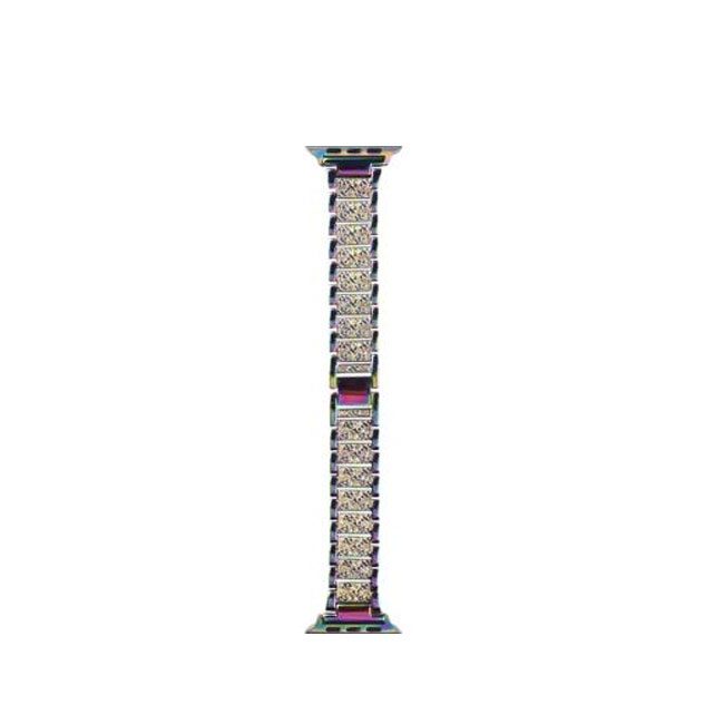 Wiwu Ultra Thin Steel Belt Three Beads Diamond Watchband for IWatch 42-44MM product photo