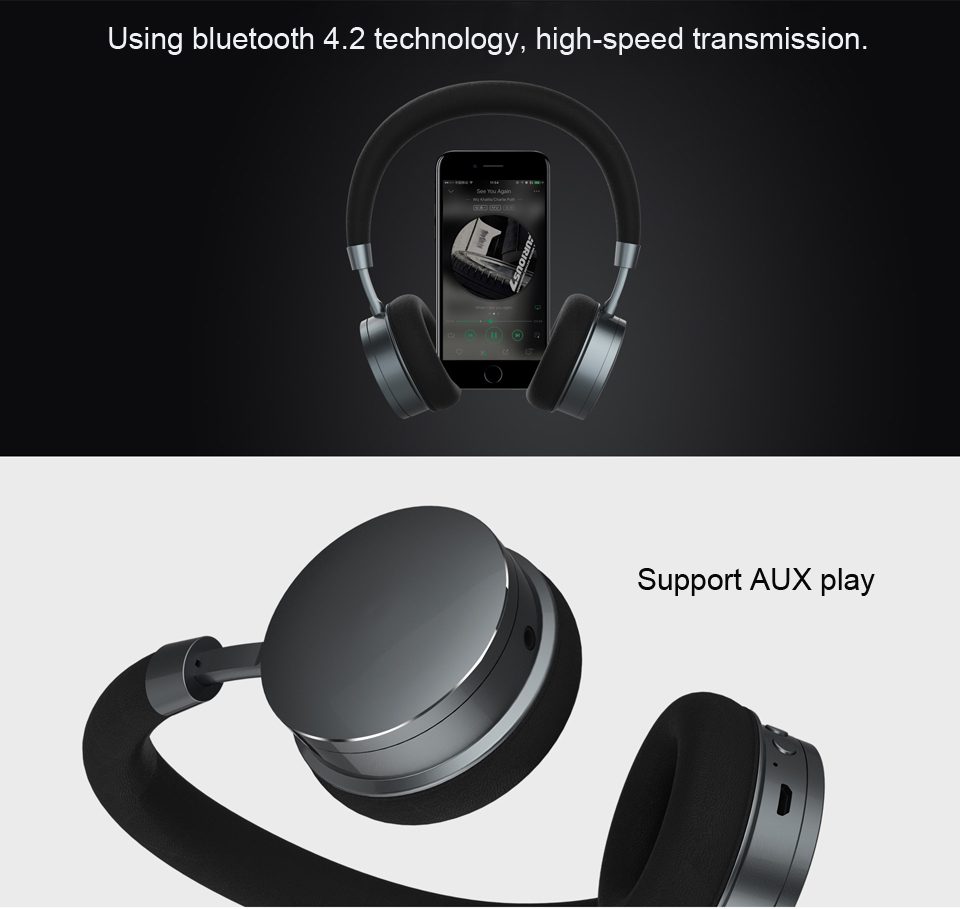 Remax RB-520HB Wireless Bluetooth Headphone - Black additional product image