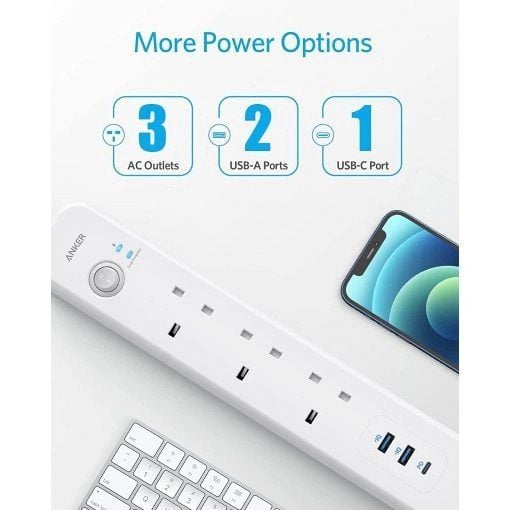 Anker PowerExtend USB-C 3 Strip charger product photo