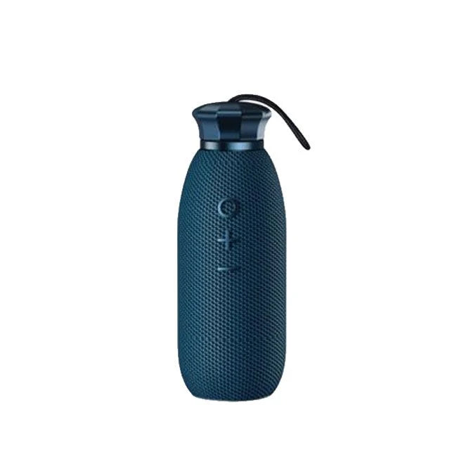 Remax Portable Bottle Style Bluetooth Speaker - Metallic Blue product photo