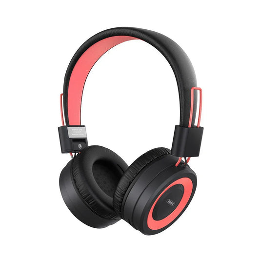 Remax RB-725HB Wireless Bluetooth Headset Black-Pink Micro SD product photo