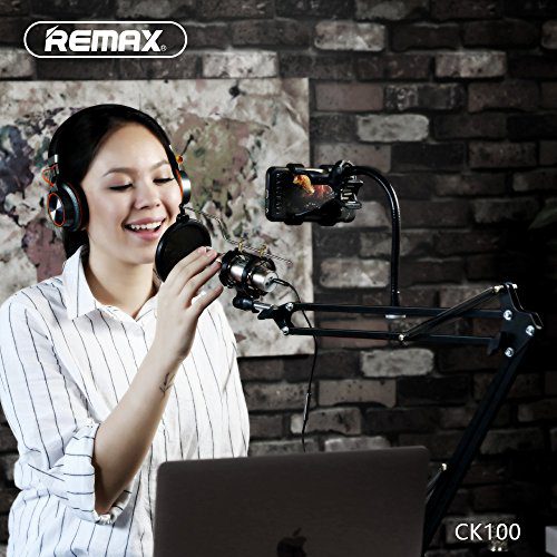 Remax CK100 Mobile Recording Studio Microphone Stand holder - Black product photo