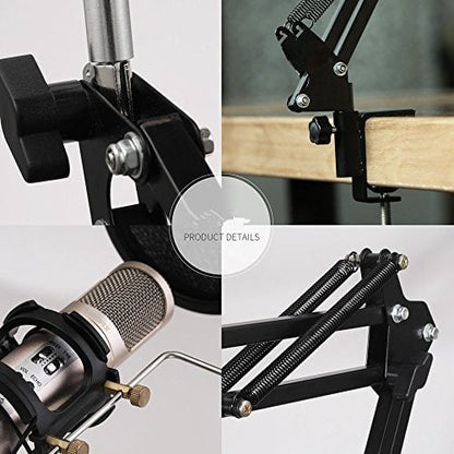 Remax CK100 Mobile Recording Studio Microphone Stand holder - Black product photo