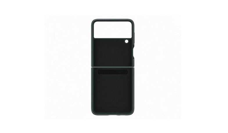 Samsung Galaxy Z Flip3 5G Leather Cover - Green product photo
