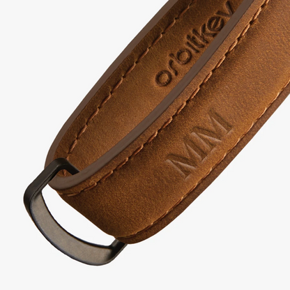Orbitkey Crazy Horse Leather Key Organizer - Chestnut Brown product photo